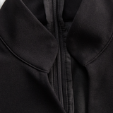 Alzira - Vestido elegante com cinto e gola mandarim