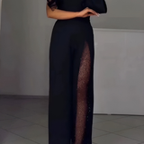 Inés - Macacão de perna larga