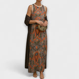 Rafaela – Vestido longo elegante com casaco a condizer