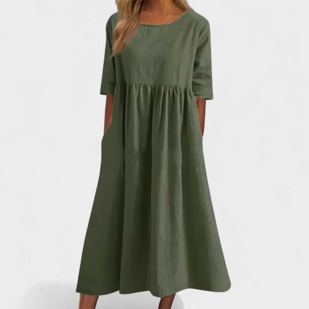 Manuela - Vestido de Algodão Arejado