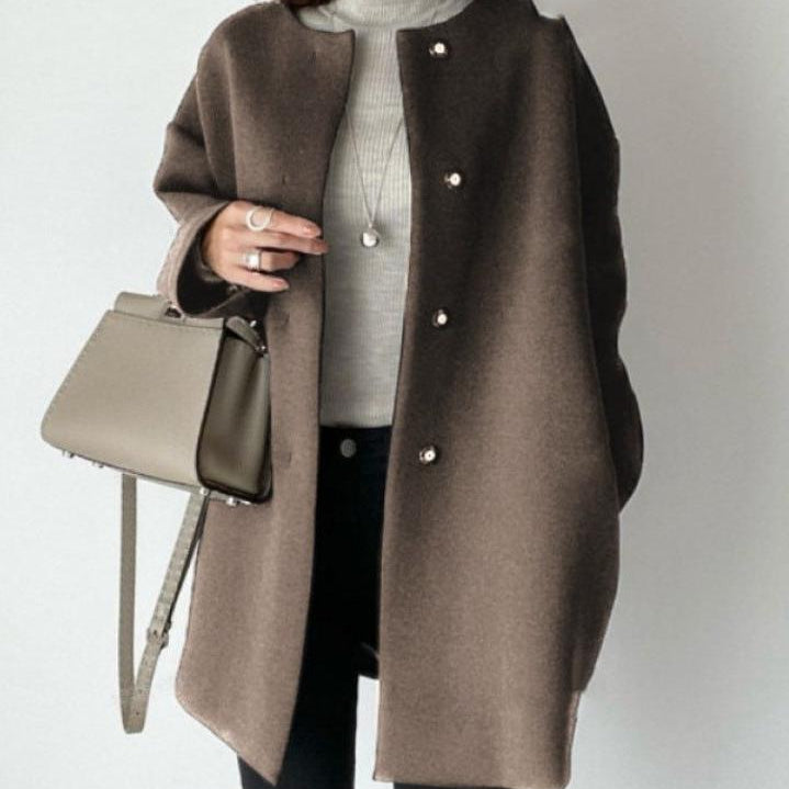 LIA – CASACO ELEGANTE DE LINHA RETA