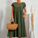 Cátia - Vestido Elegante de Primavera