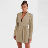 Teresa - Vestido blazer preto