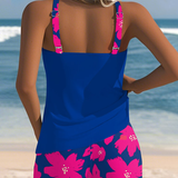 Mariana - Tankini sem mangas com decote em U