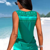 Márcia - Tankini com estampado geométrico