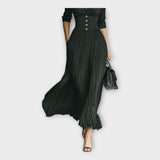 Vestido comprido com elegância refinada