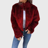 Manuela - Casaco térmico feminino Teddy Fleece