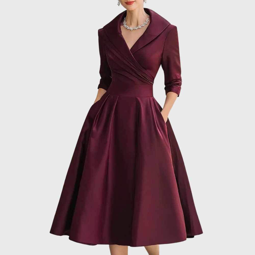 Maria - Vestido midi elegante