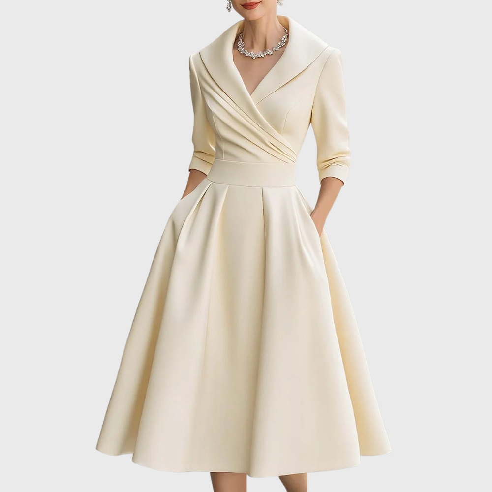Maria - Vestido midi elegante