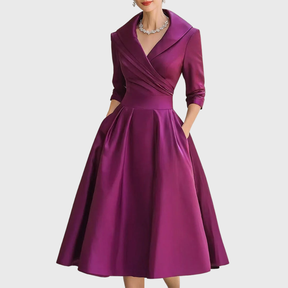 Maria - Vestido midi elegante
