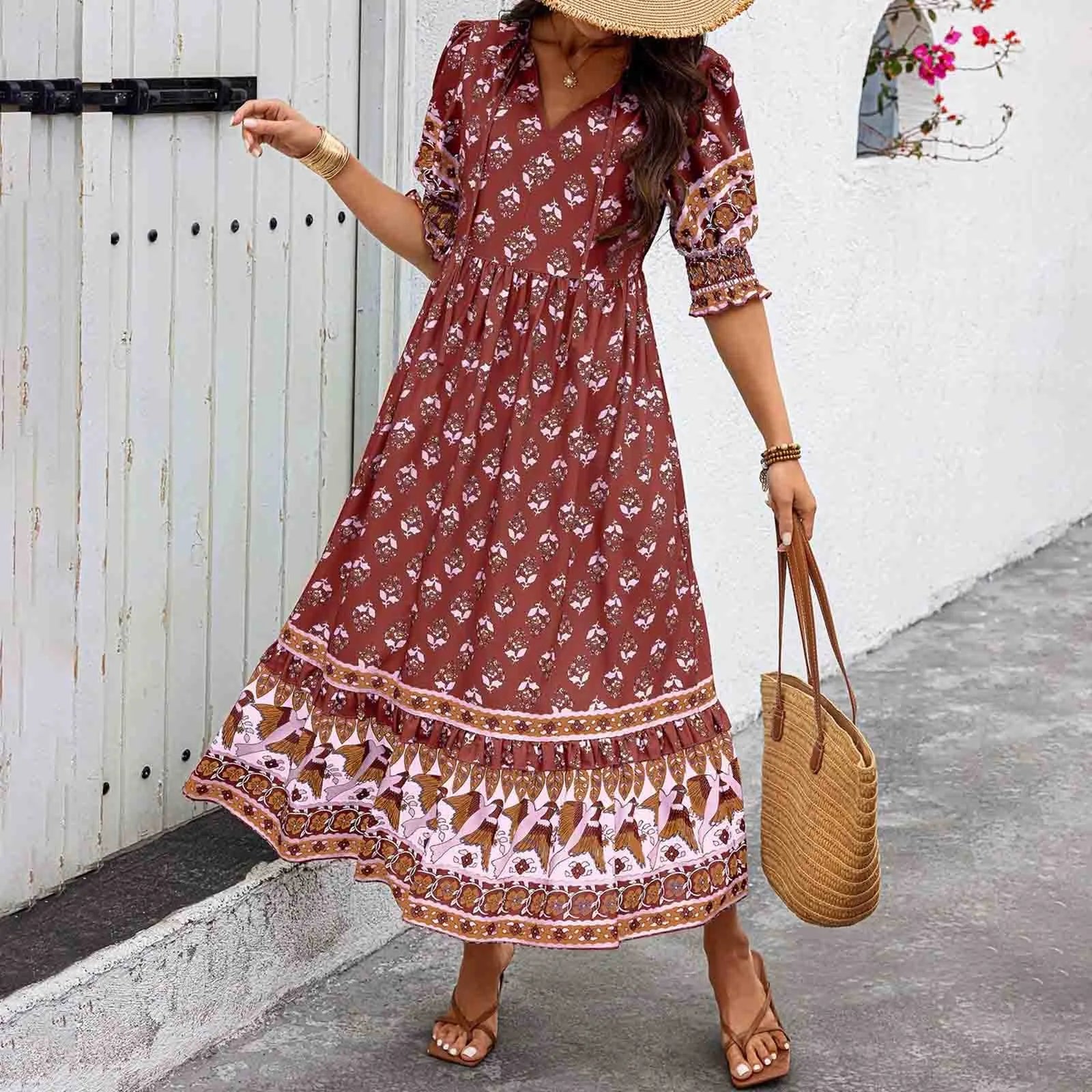 Angela - Vestido Boho Elegante