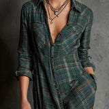 Ana - Vestido comprido de uma peça com alça verde