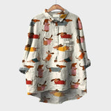 Flora - Camisa de linho de algodão