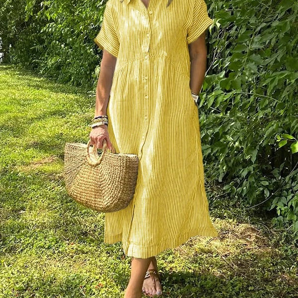 Camila - Vestido listrado elegante