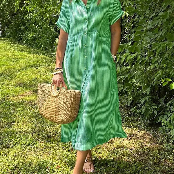 Camila - Vestido listrado elegante