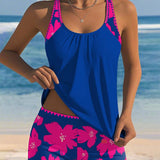 Mariana - Tankini sem mangas com decote em U