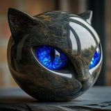 NyxCharm - Escultura Mística de Gato