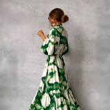 Joana - Vestido Elegante Florido