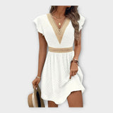 Vestido elegante com estética sofisticada