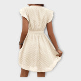 Vestido elegante com estética sofisticada