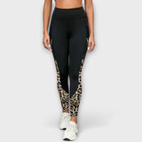 Carmo - Leggings de cintura alta com estampado de leopardo