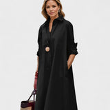 Cárla – Vestido Preto com Bolsos