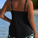 Paula - Conjunto de praia às riscas