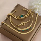 Conjunto de Pulseiras Serpina Veyra | Ouro