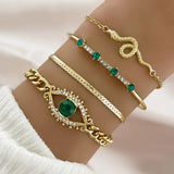 Conjunto de Pulseiras Serpina Veyra | Ouro