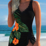 Cátia - Tankini com padrão floral