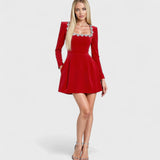 Celeste - Vestido de cristal