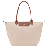 Longchamp - Bolsa grande Le Pliage, Bege