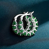 Brincos em Argola Elena Marlowe | Ouro Branco