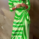 Amalia – Vestido de Primavera Longo