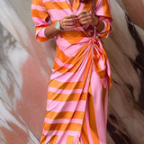 Amalia – Vestido de Primavera Longo