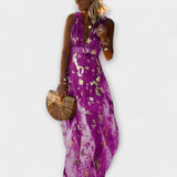 Tatiana - Vestido Fluído com Decote em V