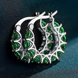 Brincos em Argola Elena Marlowe | Ouro Branco