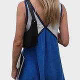 Lara - Vestido Comprido Bicolor