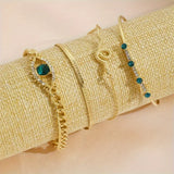 Conjunto de Pulseiras Serpina Veyra | Ouro