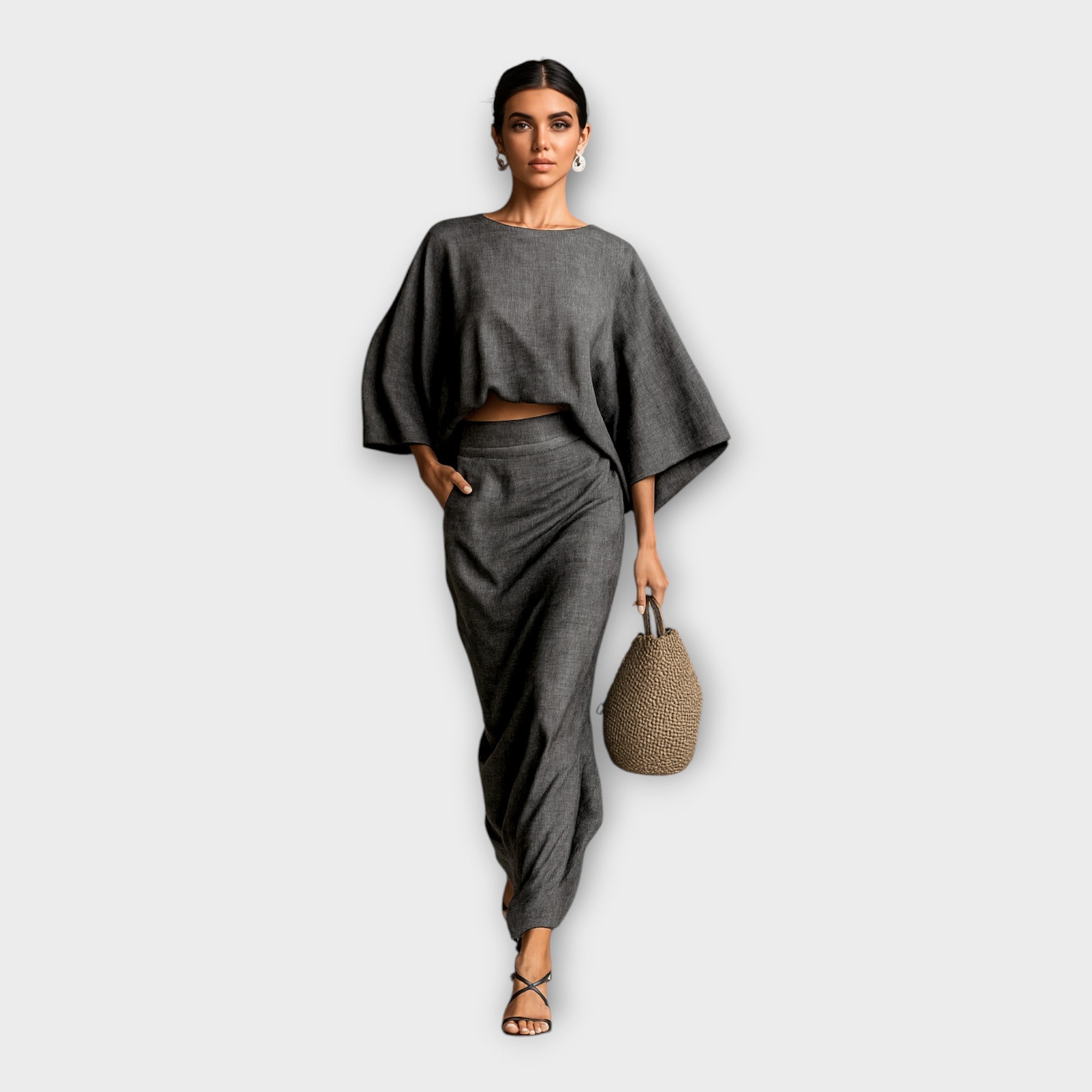 Conjunto com design elegante e versátil