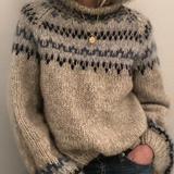 Ashley - Camisola islandesa vintage feita à mão