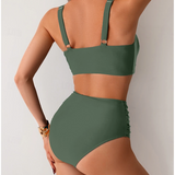 Daniela - Biquíni em tecido com pregas