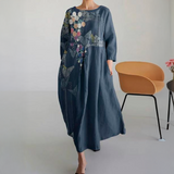 Anastacia - Vestido colorido com decote em V